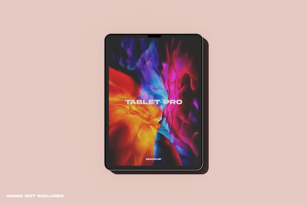 Tablet pro render maqueta aislada