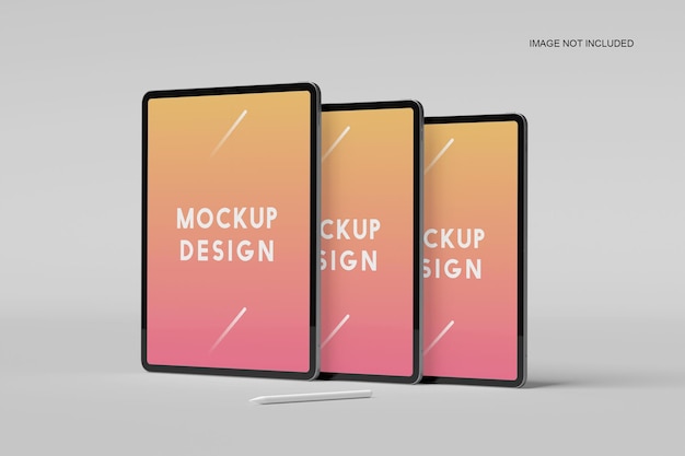 Tablet Screen Mockups