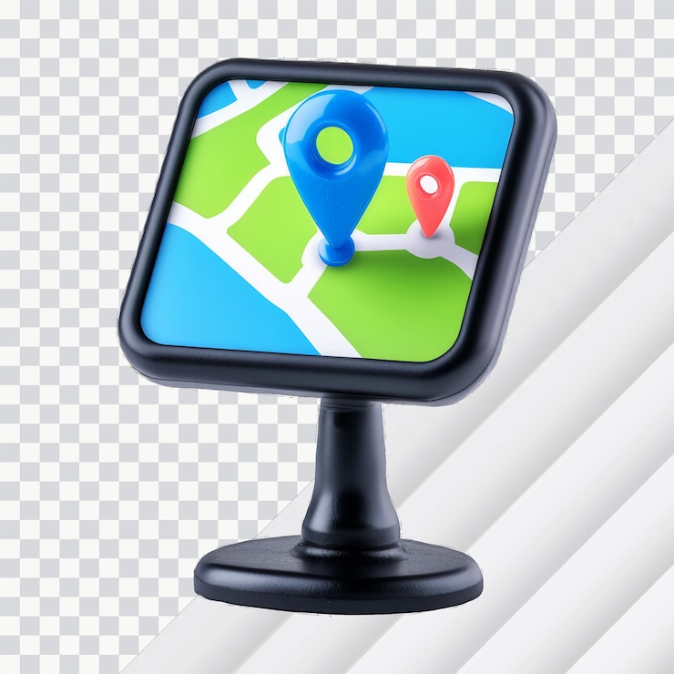 PSD tableta digital con navegación por mapas para viajes y gps