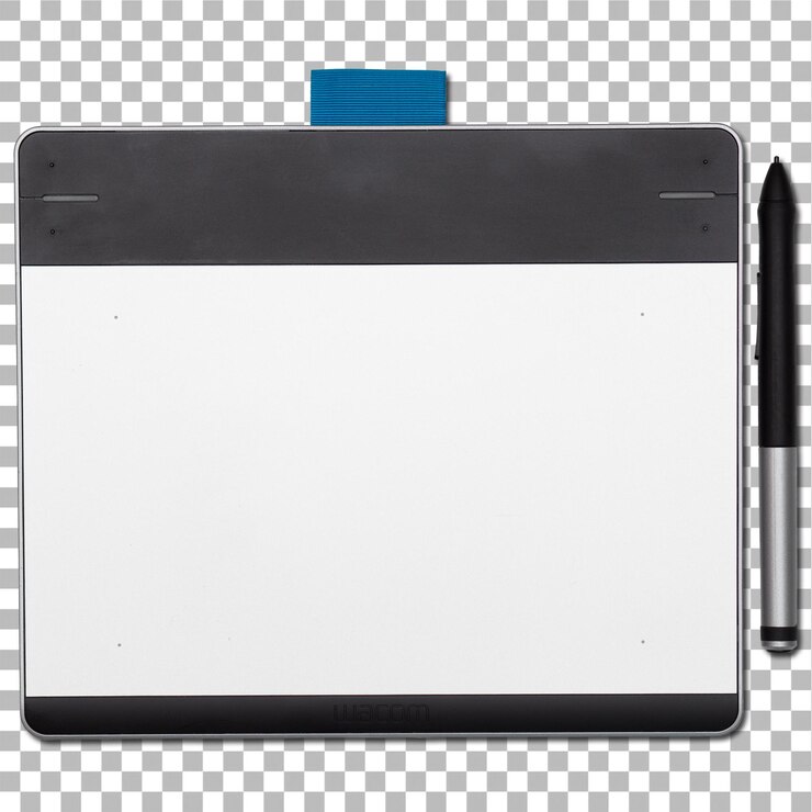 PSD la tableta de diseño aislada en un elemento de fondo plano se puede utilizar para el proyecto de diseño