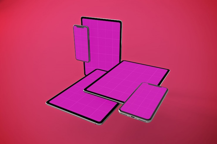 PSD tabletas y maquetas móviles