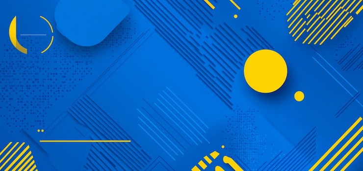 PSD une tablette bleue et jaune avec les mots citation le mot citation sur elle