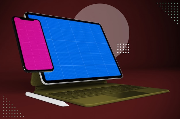 Tablette et maquette mobile