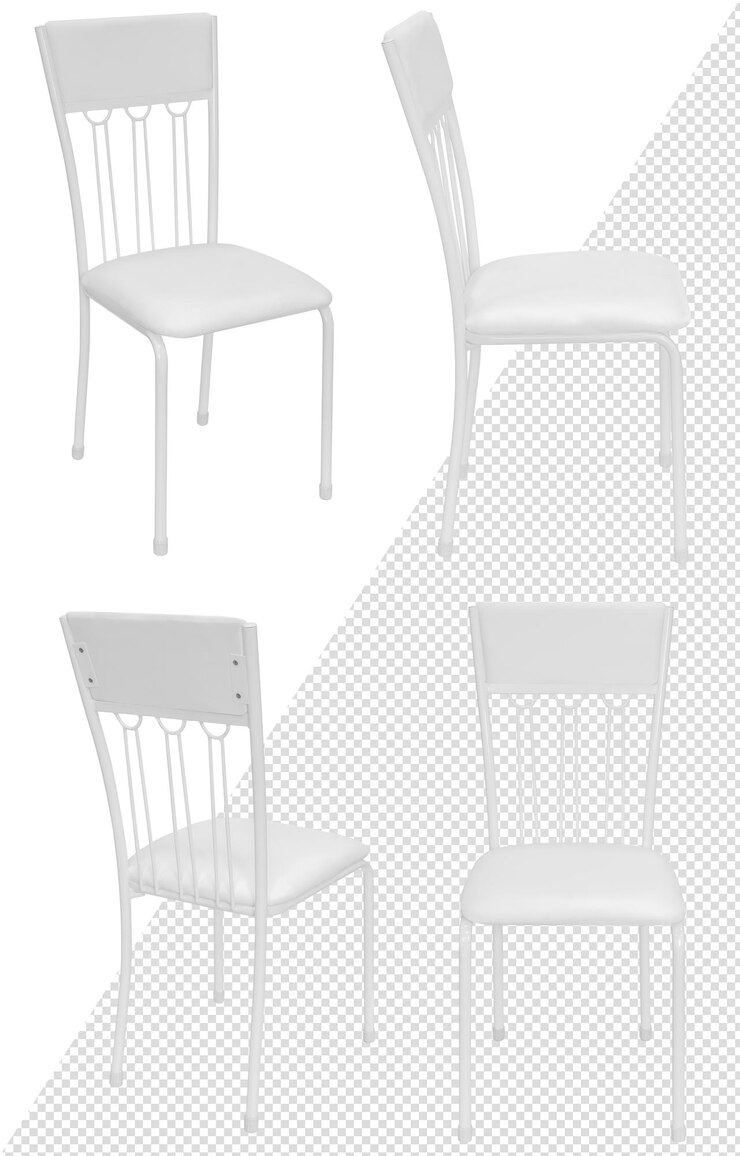 Taburete para una casa o cafetería. Un elemento del interior. Aislado del fondo