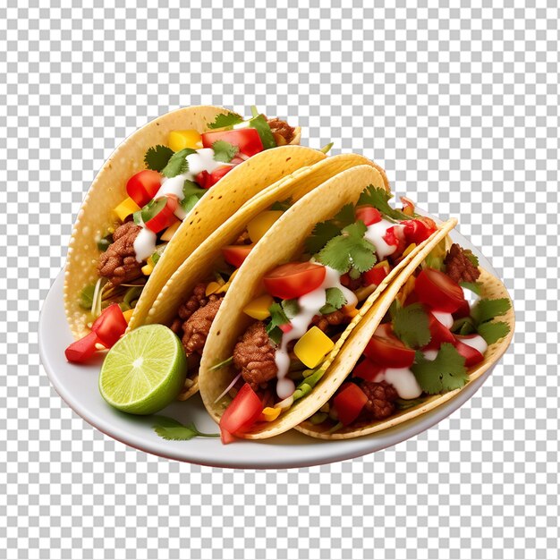 PSD taco y burrito de frijoles