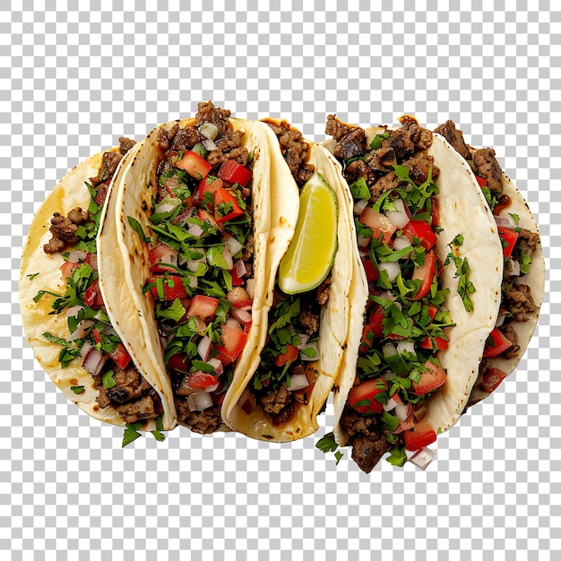 Tacos png con fondo transparente