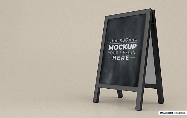Tafel-Menüschild-Mockup-Designvorlage