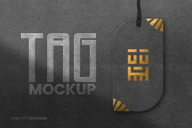 tag mockup psd