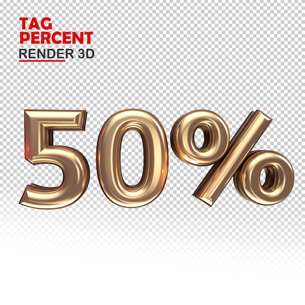 Tag Render 3D Porcentaje