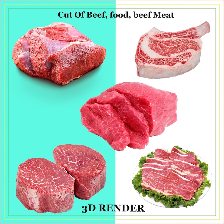 PSD tagli di carne bovina per alimenti carne bovina