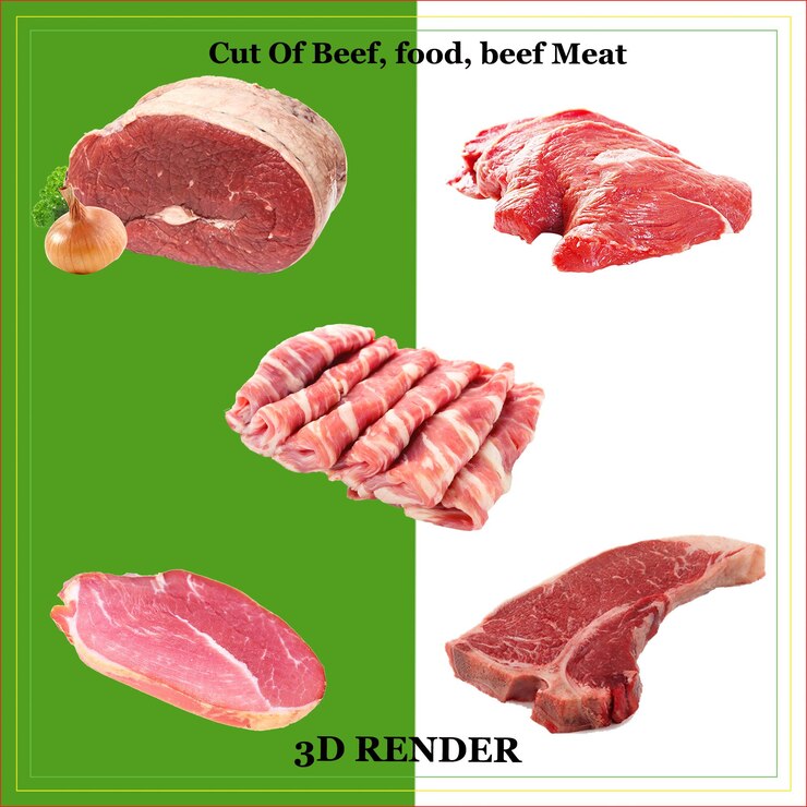 PSD tagli di carne bovina per alimenti carne bovina