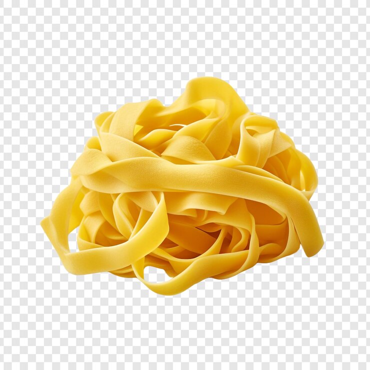 PSD tagliatelle isolado em fundo transparente