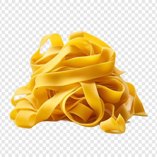 Tagliatelle isolado em fundo transparente