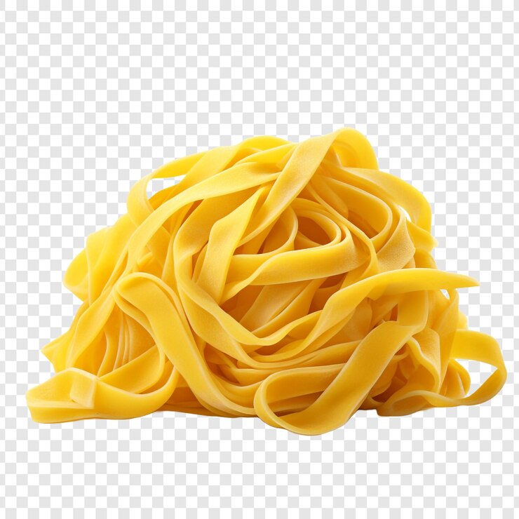 PSD tagliatelle isolado em fundo transparente