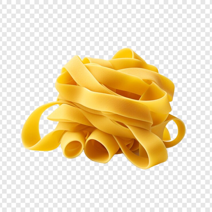 PSD tagliatelle isolado em fundo transparente