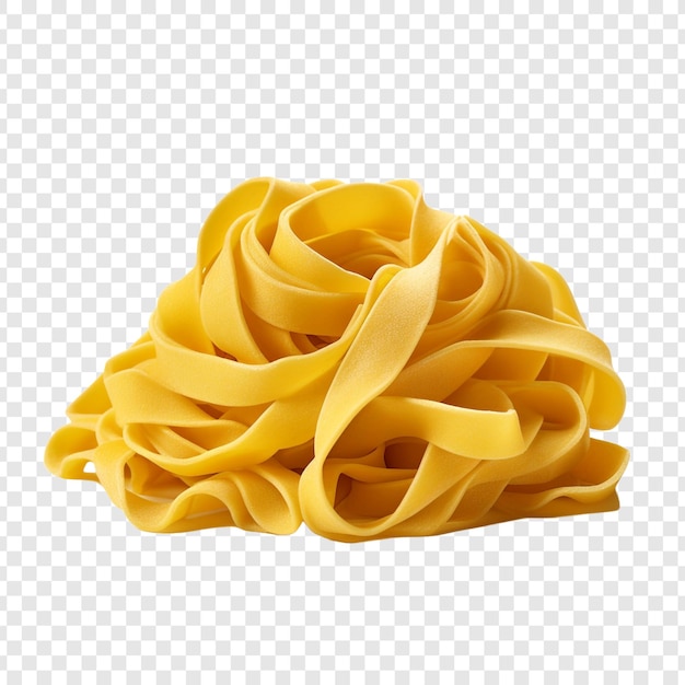 Tagliatelle isolate su sfondo trasparente