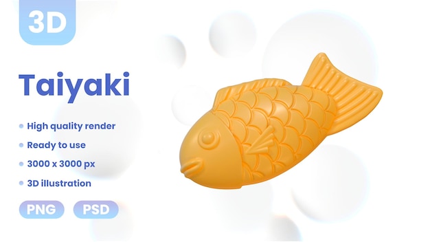 PSD taiyaki 3d