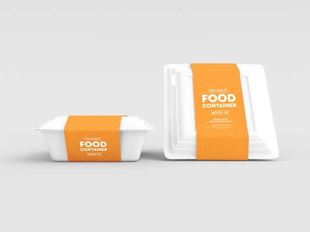 Take away food box verpackungsmodell