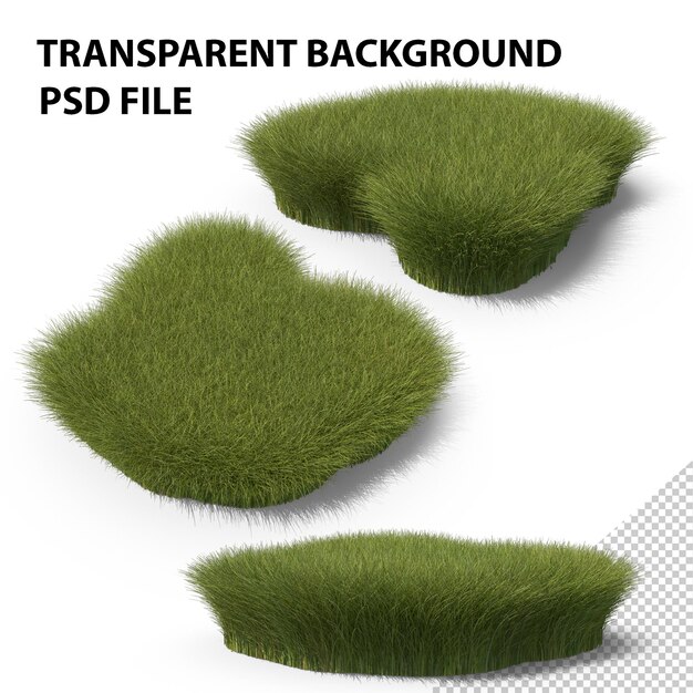 PSD tall grass patch png