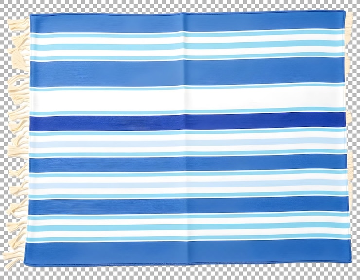 Tallit de rayas azules y blancas