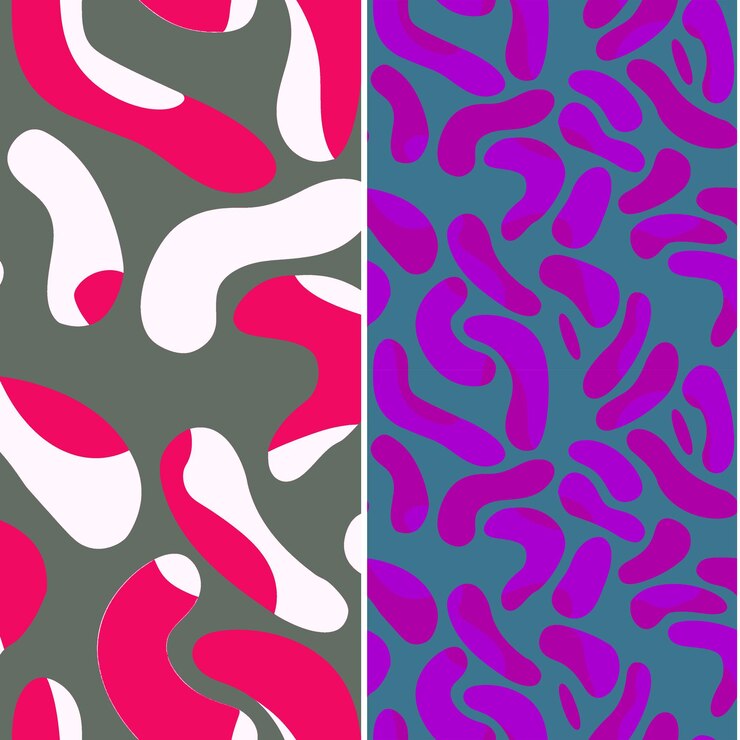PSD tamarindo con vaina curva y diseño de tierra con interconectado único vector de patrón de frutas tropicales