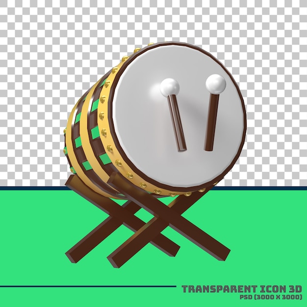 un tambor con un fondo verde y una imagen de un tambore con las palabras futurista en la parte inferior