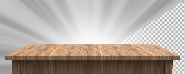 Tampo de mesa de madeira