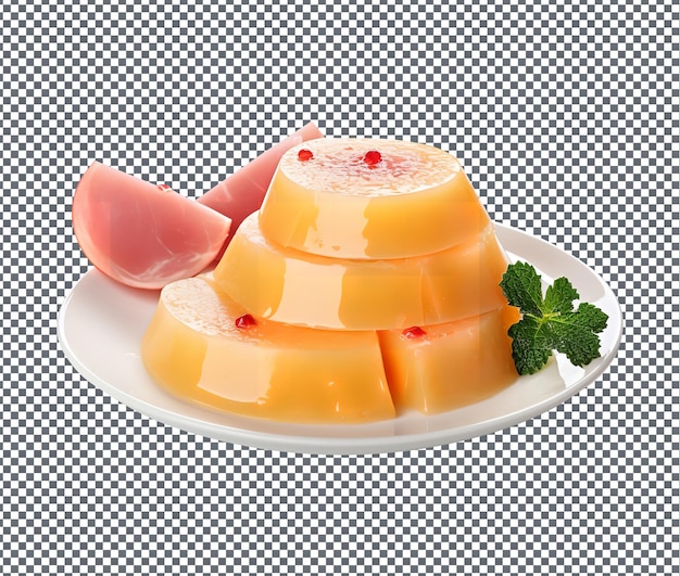 Tan dulce Queso de Bola aislado en un fondo transparente
