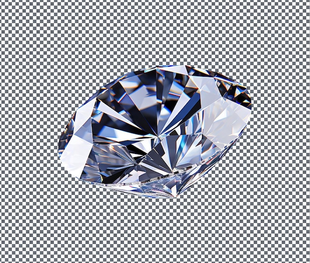 Tan hermoso diamante aislado sobre fondo transparente