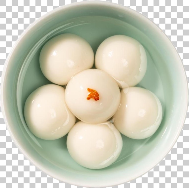 PSD tangyuan dulce en un cuenco