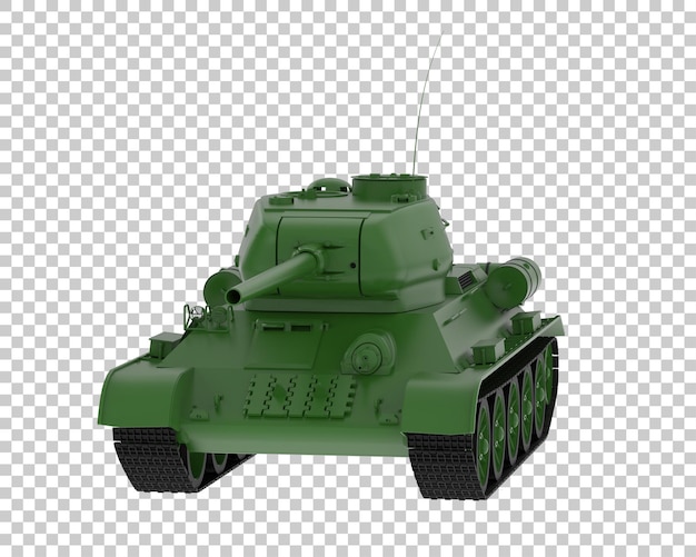 Tank Isolé Sur Un Fond Transparent Illustration De Rendu 3d