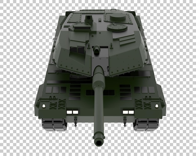 Tank Isolé Sur Un Fond Transparent Illustration De Rendu 3d