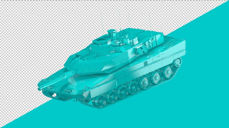 PSD tanque de abedul de render 3d