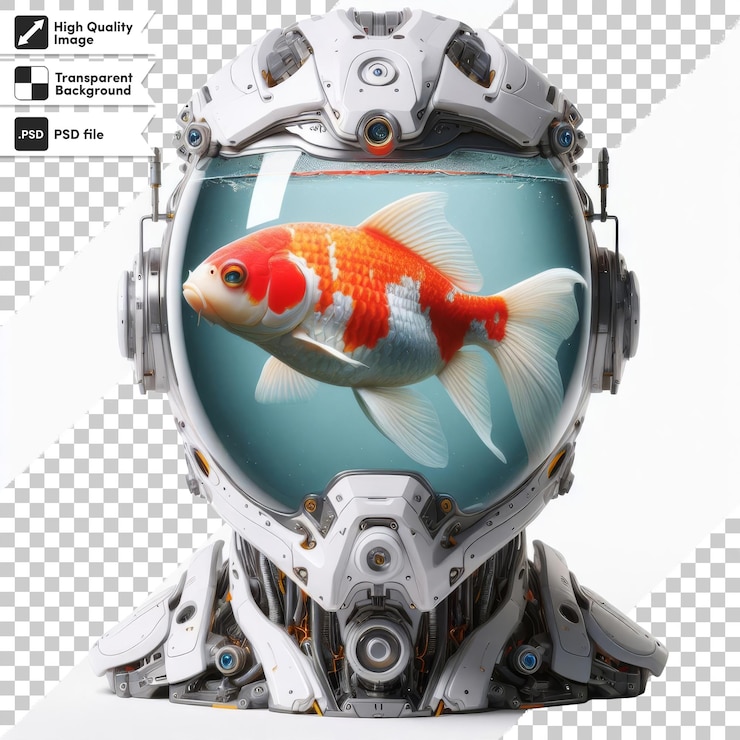 PSD un tanque de peces con un pez en él