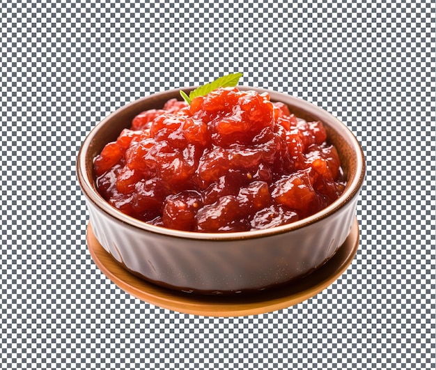 PSD tão deliciosa a sra. balls chutney isolada em fundo transparente