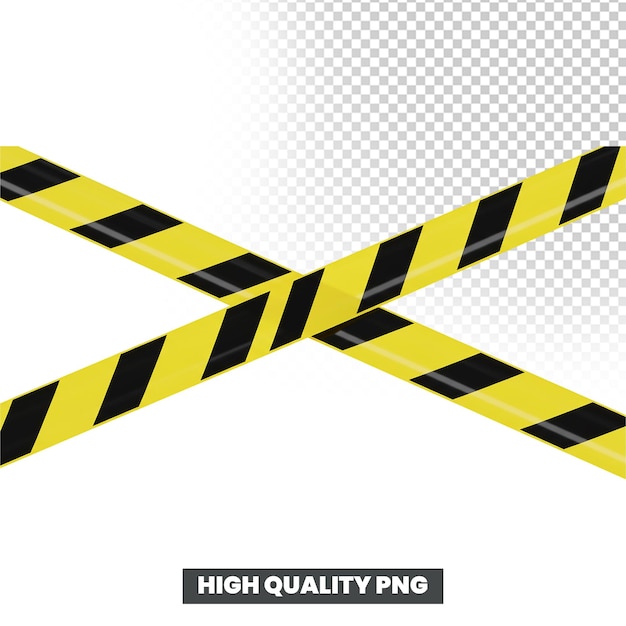 Tape de precaução para atravessar - Aviso de segurança