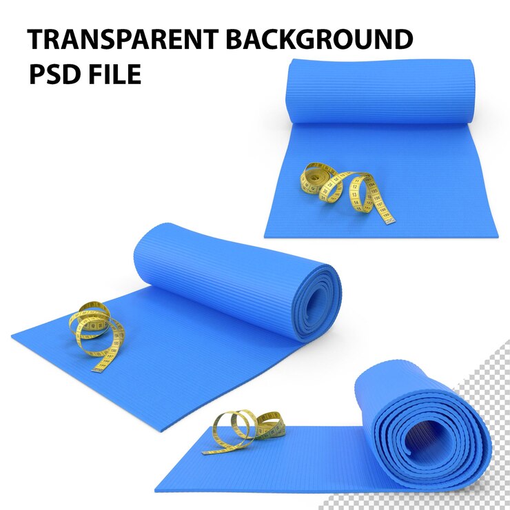 PSD el tapete de fitness para el yoga png