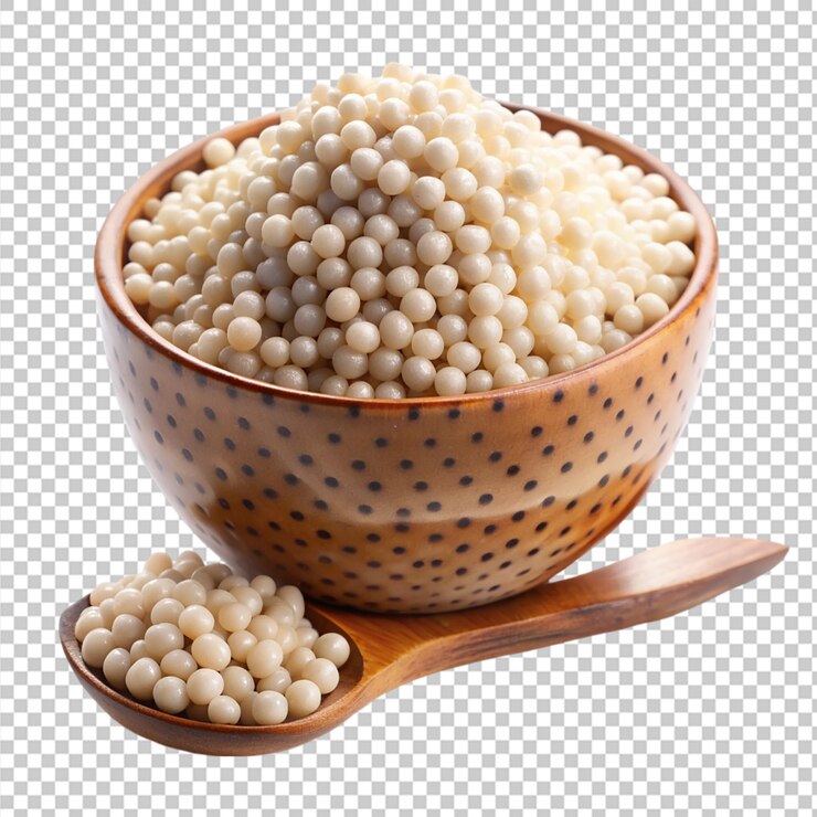PSD la tapioca está aislada en un fondo transparente png