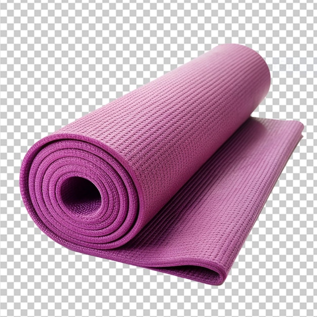 PSD tapis de yoga à fond transparent