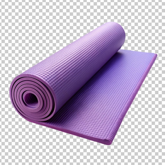 PSD tapis de yoga à fond transparent