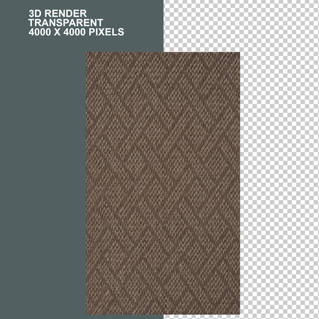 Tappeto per pavimenti Sisal Fibra naturale Tappeto di giuta angolo marrone