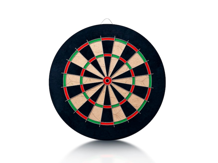 PSD target for darts darts sport transparent background