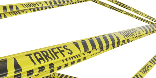Les tarifs sont représentés par des bandes jaunes en 3D.
