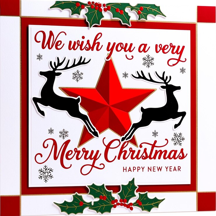Tarjeta de felicitación de Navidad