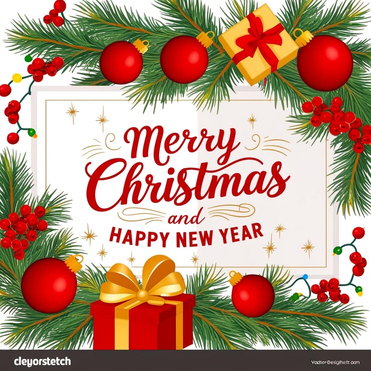 Tarjeta de felicitación de Navidad