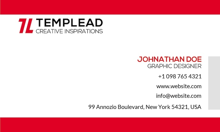 PSD tarjeta de visita para el diseñador gráfico johnathan doe