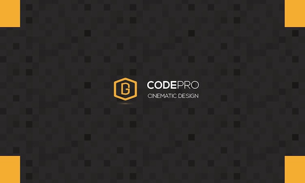 Tarjeta de visita de diseño cinematográfico CodePro
