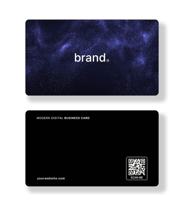 PSD tarjeta de visita futurista