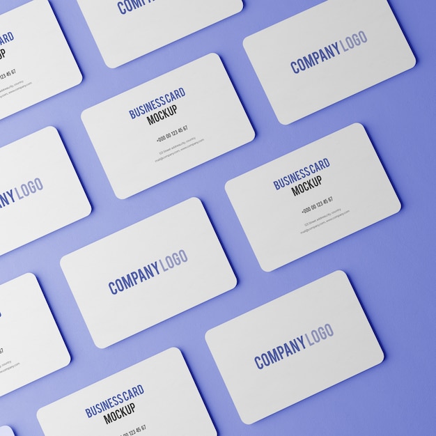 Tarjeta de visita mockup premium psd