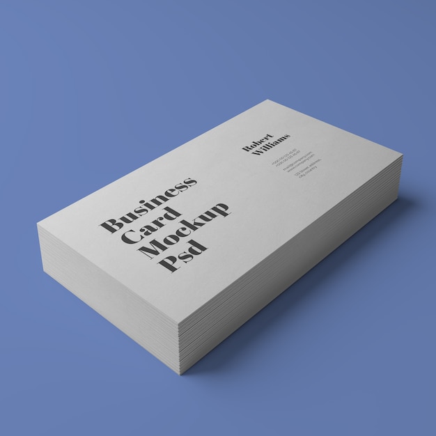 PSD tarjeta de visita mockup premium psd